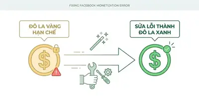 Điều Kiện Bật Kiếm Tiền Fanpage Facebook & Cách Sửa Lỗi Vàng Tiền Reels